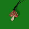 Amanita glow in the dark necklace
