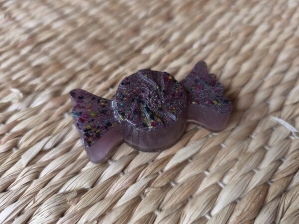 Dark candy brooch