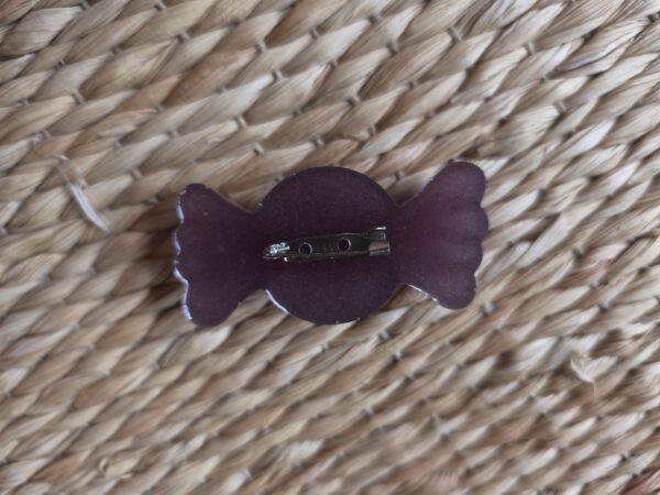 Dark candy brooch