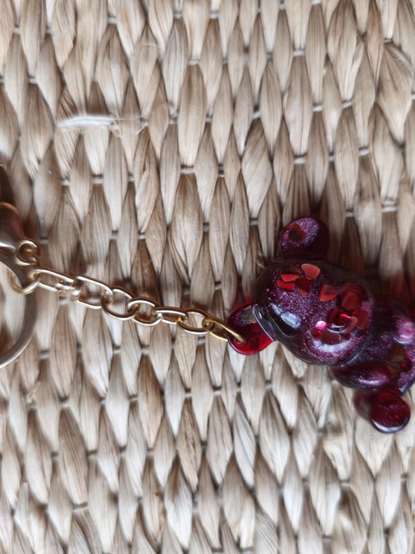 Heart Bear Keychain