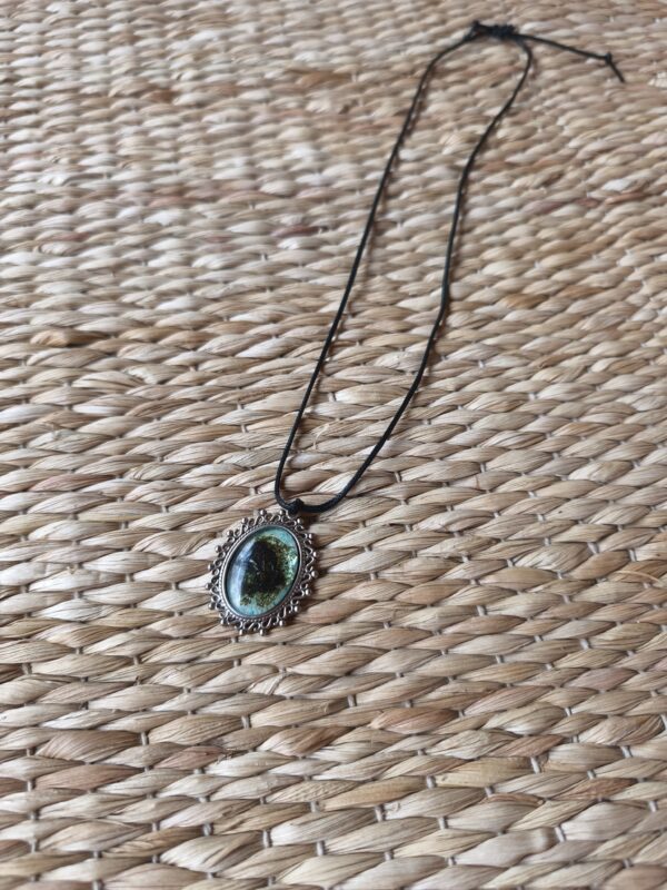 Dark matter antique necklace