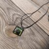 Dark matter rectangle necklace
