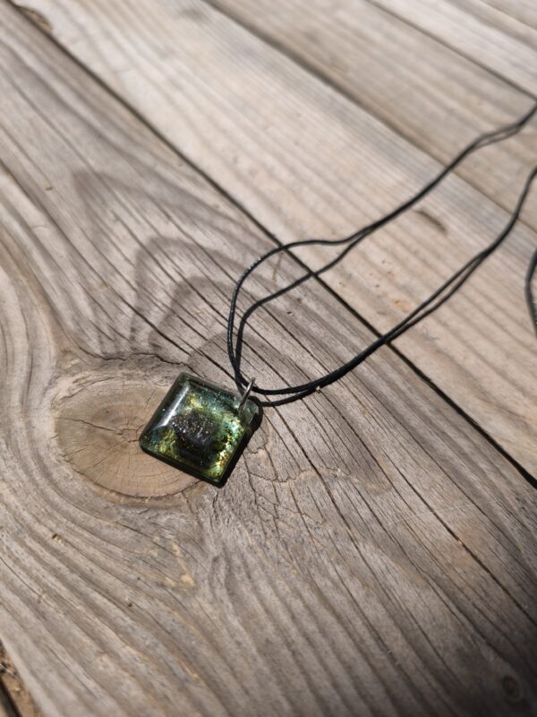 Dark matter rectangle necklace