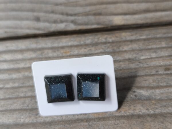 Black mini earrings