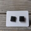 Black mini earrings