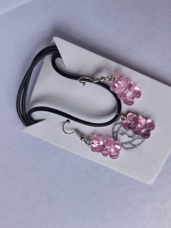 Pink gummy bear set